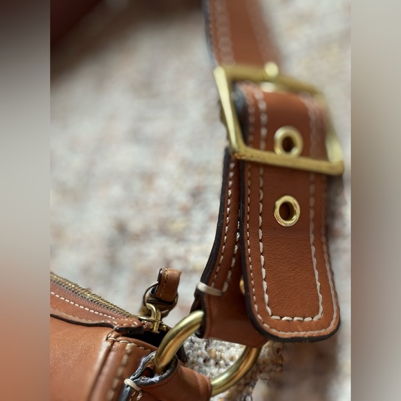 🤎Coach smooth brown leather shoulder bag🤎 - Picture 8 of 10